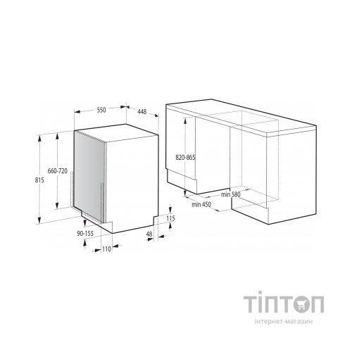 Посудомийна машина Gorenje GV520E10