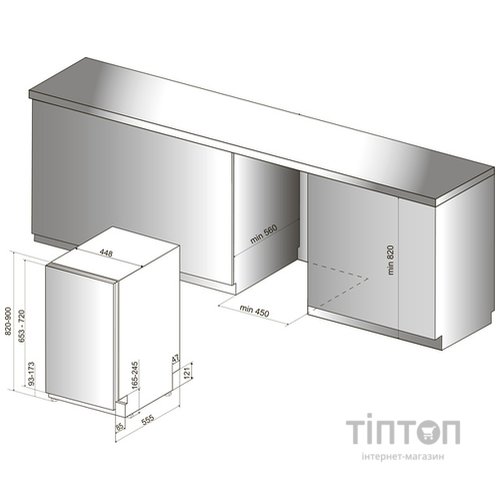 Посудомийна машина Indesit DSIE 2B10