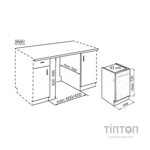 Посудомийна машина Whirlpool WSIC3M27C