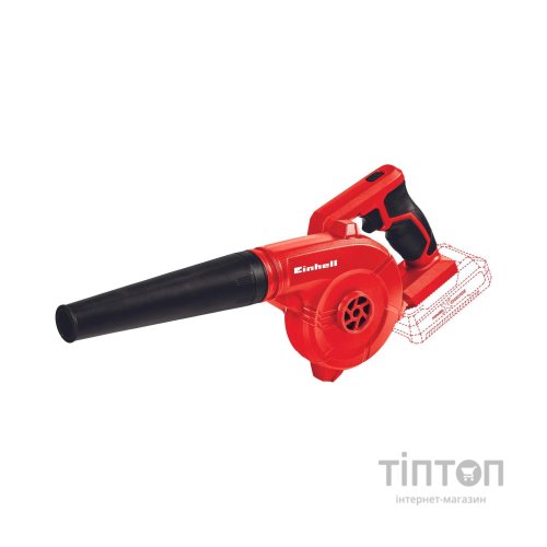 Повітродувка Einhell TE-CB 18/180 Li - Solo, 18В, 130/180 км/г, 3 насадки (без АКБ та ЗП) (3408001)