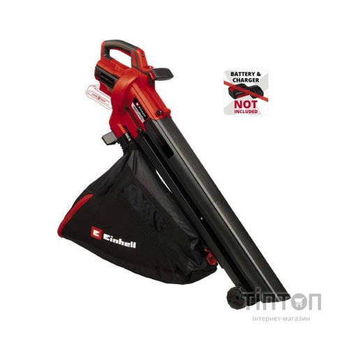 Повітродувка Einhell VENTURRO 18/210, 18В, PXC, 500 м3/год, 45 л, 2.95 кг (без АКБ та ЗП) (3433625)