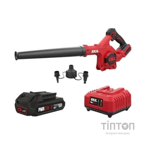 Повітродувка Skil 3161 CB Compact Li-Ion 20V, 2Ah, безщіткова (VA1E3161CB+BC1E3110A)
