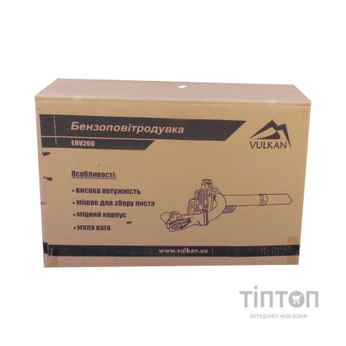 Повітродувка Vulkan EBV260 0,75кВт/1к.с., 468м3/год, з мішком 30л (EBV260)