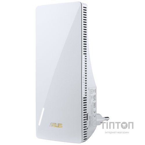 Повторитель/расширитель WiFi сигнала ASUS RP-AX58 (AX3000, WiFi 6, 1xGE LAN, AiMesh, 2х внутренние антенны)