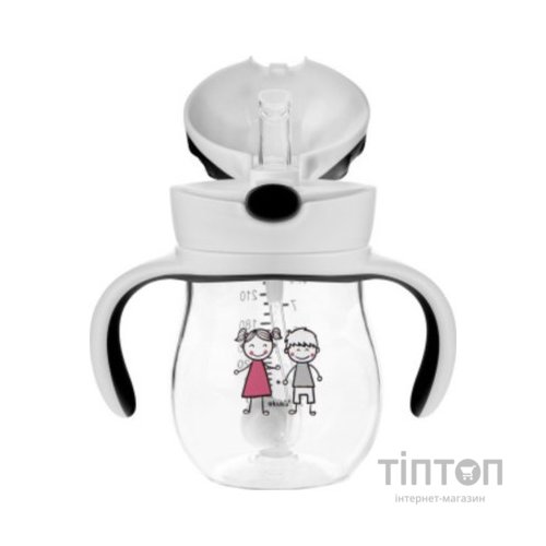 Поїльник-непроливайка Akuku сірий (A0034)