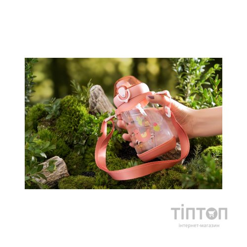 Поїльник-непроливайка Ardesto Llama рожева 500 мл (AR2250PL)