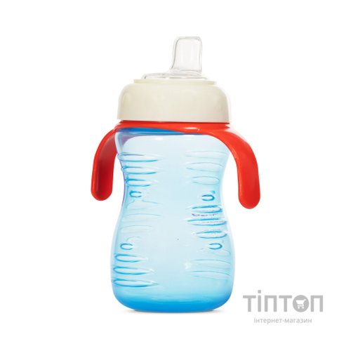 Поїльник-непроливайка Baboo із силіконовим носиком, 260 мл, 6+ міс (блакитна) (8-125)