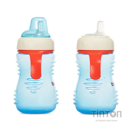 Поїльник-непроливайка Baboo із силіконовим носиком, 260 мл, 6+ міс (блакитна) (8-125)
