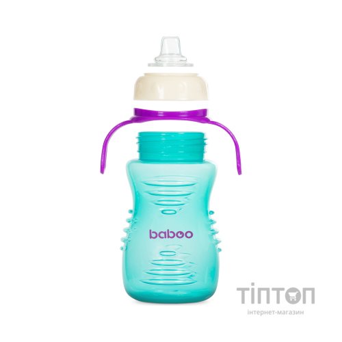 Поїльник-непроливайка Baboo із силіконовим носиком, 260 мл, 6+ міс (м'ята) (8-124)
