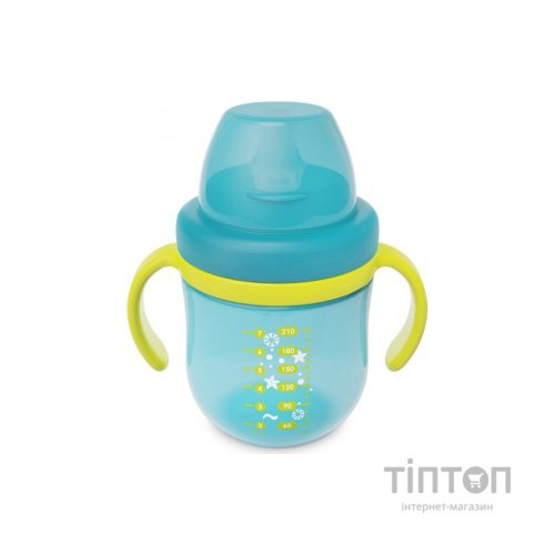 Поїльник-непроливайка Baboo із силіконовим носиком Marine 200 мл Бірюзова (90600)