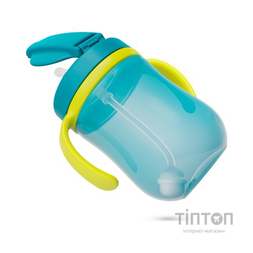 Поїльник-непроливайка Baboo Marine із гравітаційною кулькою, 300 мл, 9+ міс, зелена (8-133)