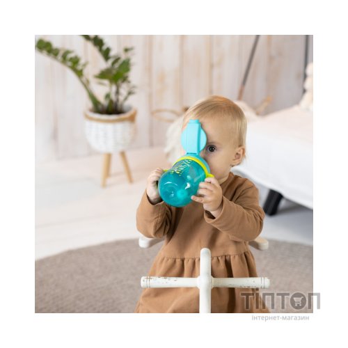 Поїльник-непроливайка Baboo Marine із гравітаційною кулькою, 300 мл, 9+ міс, зелена (8-133)