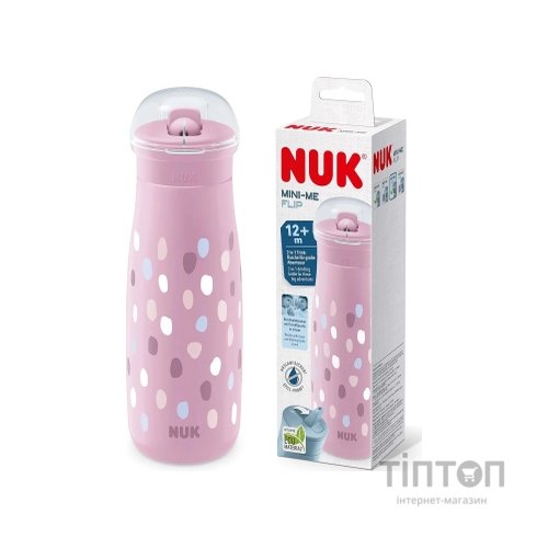 Поїльник-непроливайка Baby-Nova Mini-Me FLIP Lilac 450 мл (3952684)