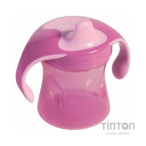 Поїльник-непроливайка Baby-Nova з ручками рожева 220 м (3966043)