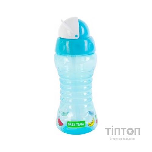 Поїльник-непроливайка Baby Team 300 мл блакитний (5005_блакитний)
