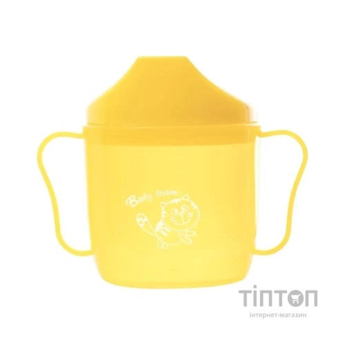 Поїльник-непроливайка Baby Team Спаут з ручками 180 мл (4824428050074)
