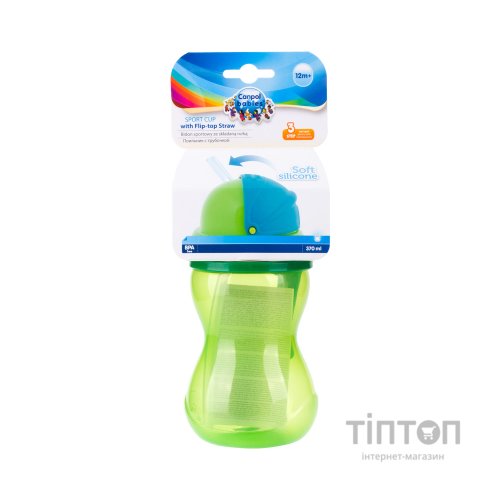 Поїльник-непроливайка Canpol babies 370 мл салатовий (56/113_gre)