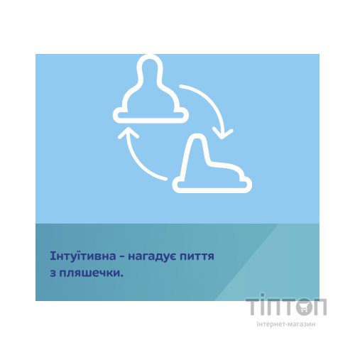 Поїльник-непроливайка Canpol babies Bonjour Paris з силіконовим носиком FirstCup 250 мл Блакитна (56/613_blu)