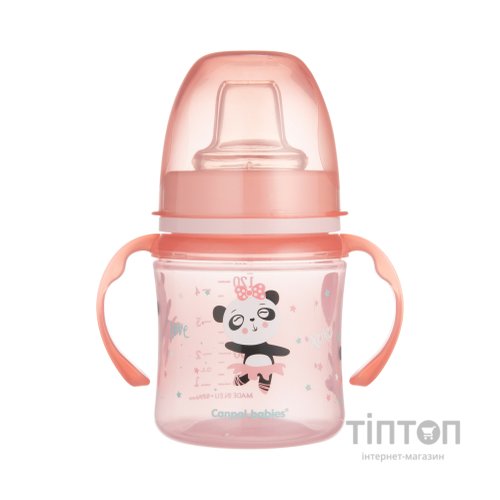 Поїльник-непроливайка Canpol babies EasyStart 120 мл - Sweet Fun рожева (35/207_pin)