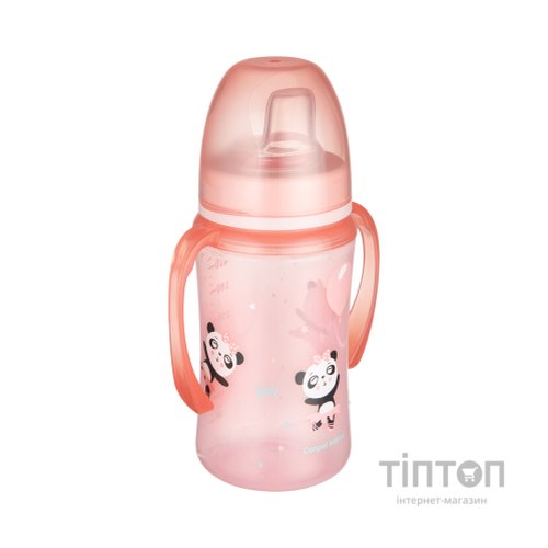 Поїльник-непроливайка Canpol babies EasyStart 240 мл -Sweet fun рожева (35/208_pin)