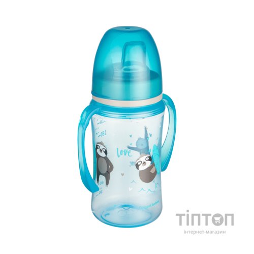 Поїльник-непроливайка Canpol babies EasyStart 240 мл -Sweet fun синя (35/208_blu)