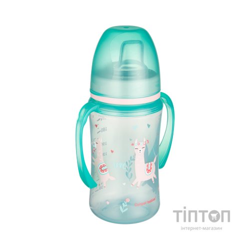 Поїльник-непроливайка Canpol babies EasyStart 240 мл -Sweet fun зелена (35/208_gre)