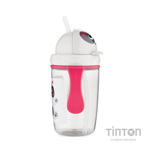 Поїльник-непроливайка Canpol babies Hello Little з трубочкою 400 мл Бежевий (56/500_bei)