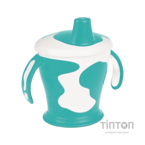 Поїльник-непроливайка Canpol babies Little Cow 250 мл бірюзова (31/404)