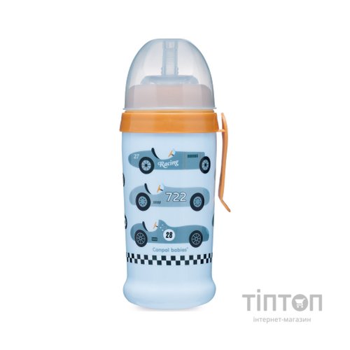 Поїльник-непроливайка Canpol babies Racing Світло-синій 350 мл (56/516_blul)