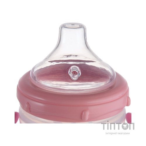 Поїльник-непроливайка Canpol babies Sweet fun 180 мл рожева (57/300_pin)