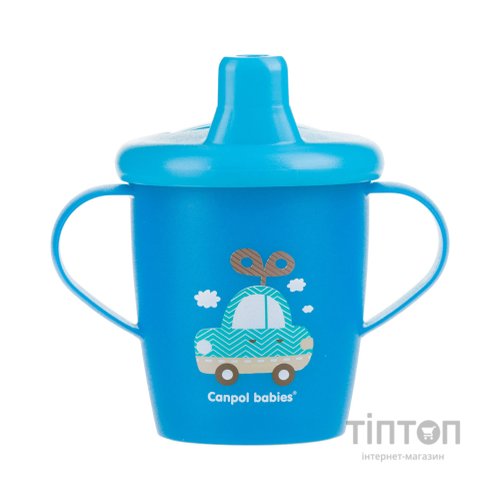 Поїльник-непроливайка Canpol babies Toys 250 мл Блакитна (31/200_blu)