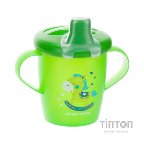 Поїльник-непроливайка Canpol babies Toys 250 мл Зелена (31/200_gre)