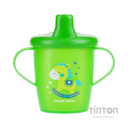 Поїльник-непроливайка Canpol babies Toys 250 мл Зелена (31/200_gre)