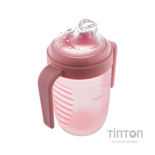 Поїльник-непроливайка Canpol babies з силіконовим носиком 220 мл (56/605)