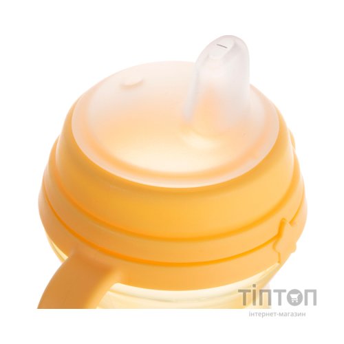 Поїльник-непроливайка Canpol babies з силіконовим носиком FirstCup 150 мл Жовта (56/614_yel)