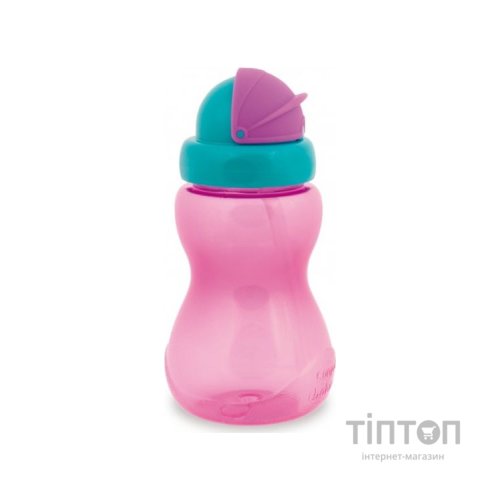 Поїльник-непроливайка Canpol babies з трубкою 270 мл Рожевий (56/109_pin)