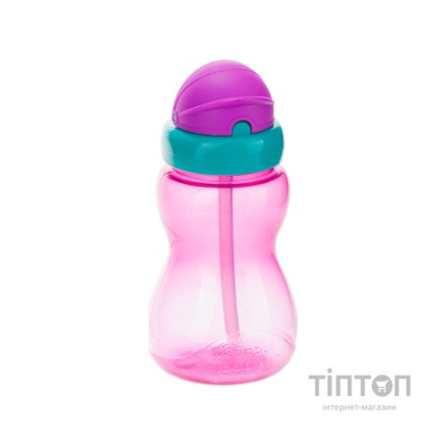 Поїльник-непроливайка Canpol babies з трубкою 270 мл Рожевий (56/109_pin)