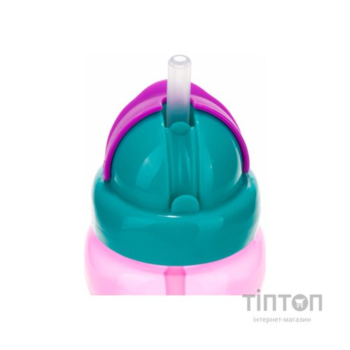 Поїльник-непроливайка Canpol babies з трубкою 270 мл Рожевий (56/109_pin)