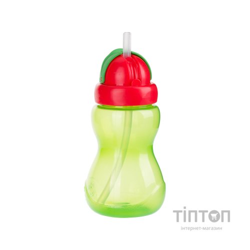 Поїльник-непроливайка Canpol babies з трубкою 270 мл салатовий (56/109_gre)