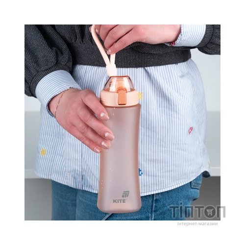 Поїльник-непроливайка Kite 660 мл, рожева (K25-1216-3)