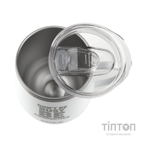 Поїльник-непроливайка Kite Be productive термокружка 360 мл, біла (K22-378-03-1)
