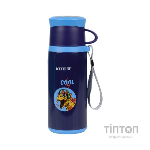 Поїльник-непроливайка Kite Cool термос350 мл синій (K21-305-02)