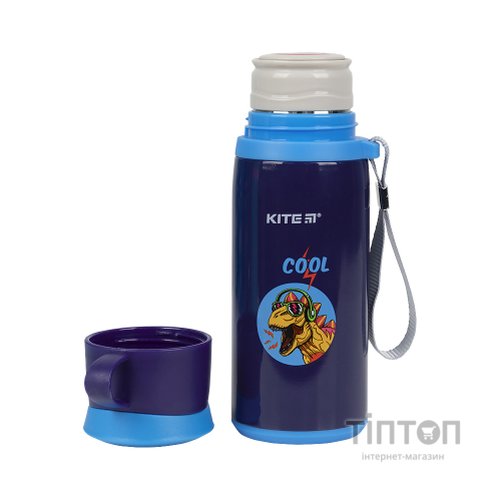 Поїльник-непроливайка Kite Cool термос350 мл синій (K21-305-02)