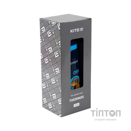 Поїльник-непроливайка Kite Cool термос350 мл синій (K21-305-02)