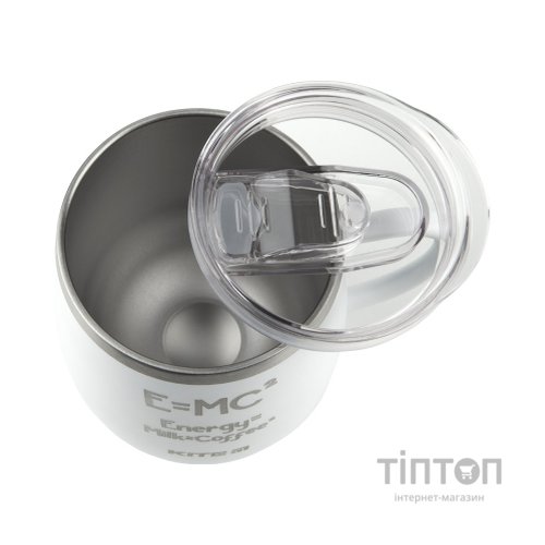 Поїльник-непроливайка Kite Energy Milk Coffee термокружка 360 мл, біла (K22-378-03-2)