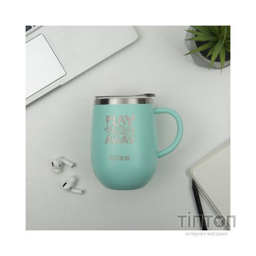 Поїльник-непроливайка Kite Play all day away термокружка 360 мл, бірюзова (K22-378-02-1)