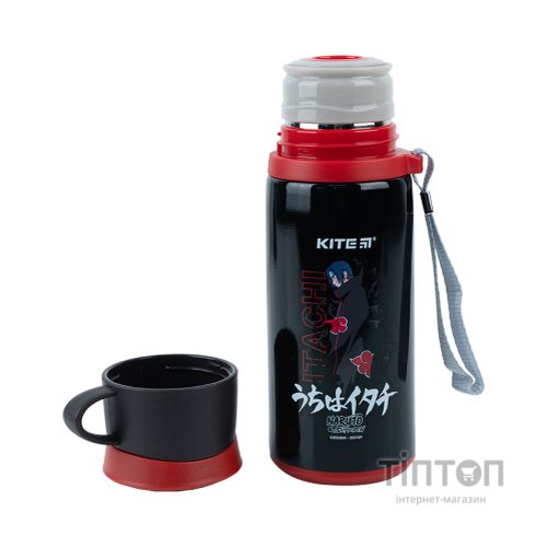 Поїльник-непроливайка Kite Термос Naruto 350 мл Чорний (NR23-305)