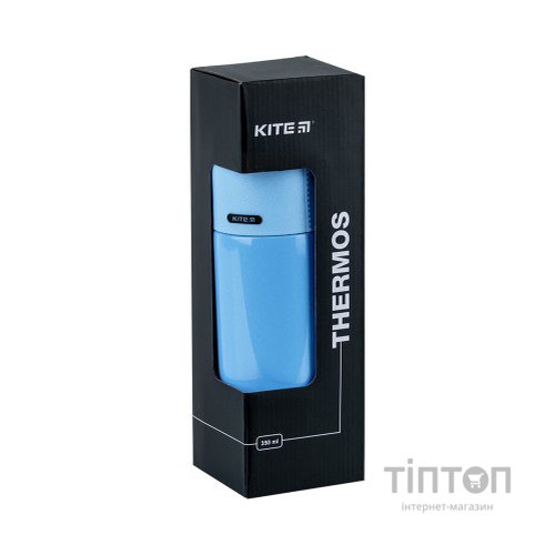 Поїльник-непроливайка Kite Термос Pearl, 350 мл, блакитний (K24-302-4)