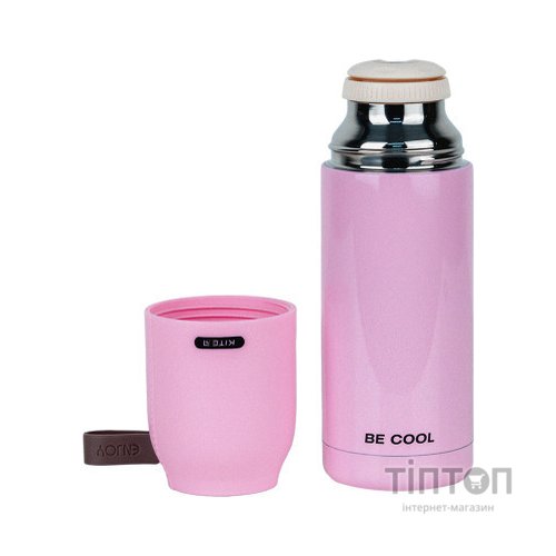 Поїльник-непроливайка Kite Термос Pearl, 350 мл, рожевий (K24-302-3)