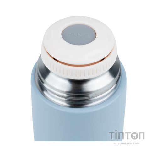 Поїльник-непроливайка Kite термос Сat, блакитний, 350 мл (K21-376-01)